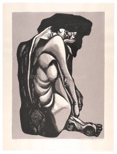 Crouching Woman / Kitaoka Fumio