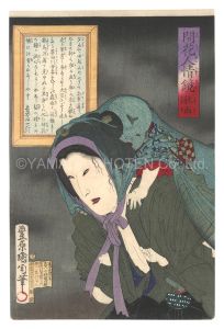 Mirror of Flowering Humanity / No. 27: Autumn Rain / Kunichika