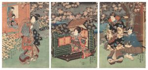 The Garden in Spring / Toyokuni III