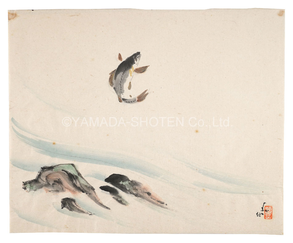 Natori Shunsen “Sweetfish (tentative title)”／