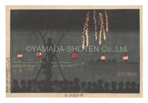 Fireworks at Ike-no-hata / Kiyochika