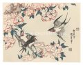 <strong>Kunisada I</strong><br>Swallows and Cherry Blossoms【R......