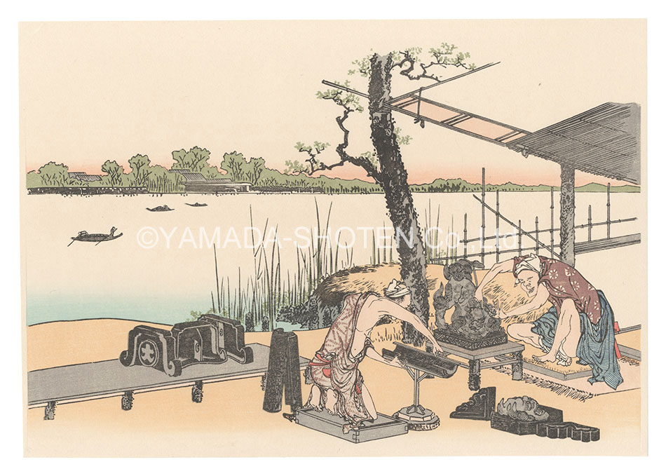 北斎｢浅草今戸【復刻版】｣／