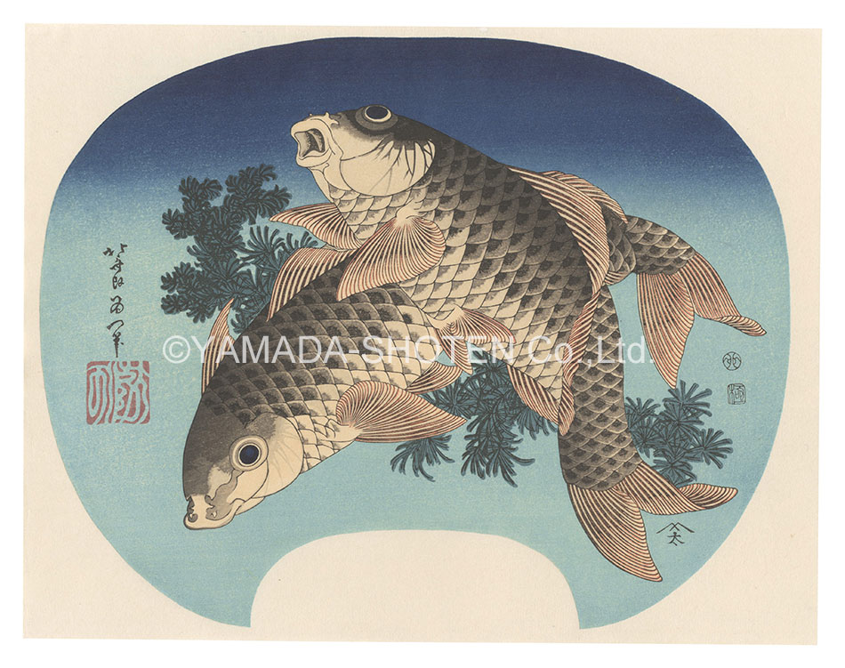 Hokusai “Carp【Reproduction】”／