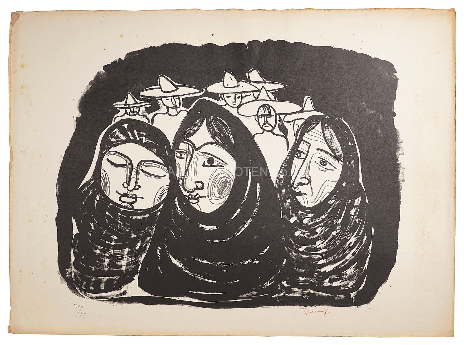 Kitagawa Tamiji “Three Mexican Women”／