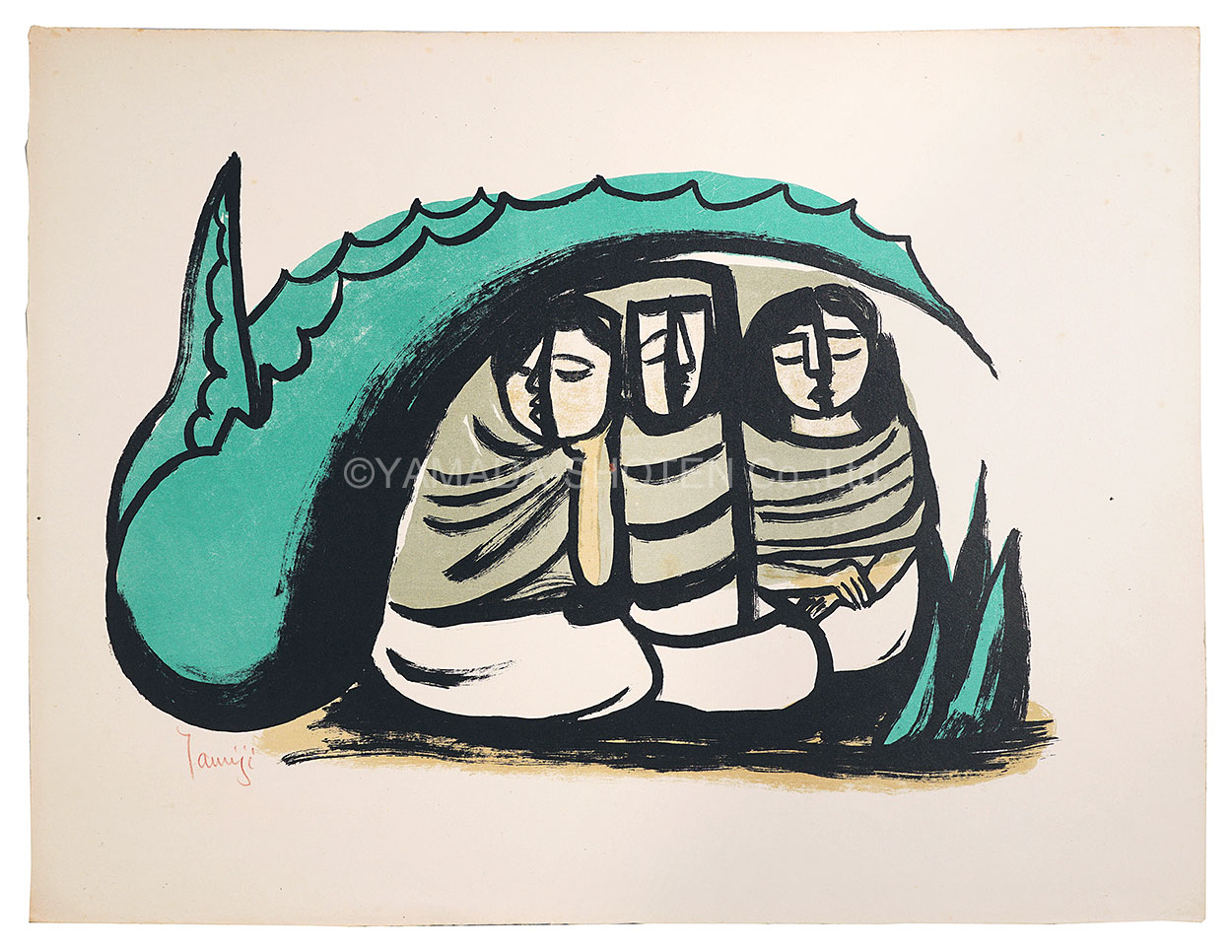 Kitagawa Tamiji “Women Outside”／