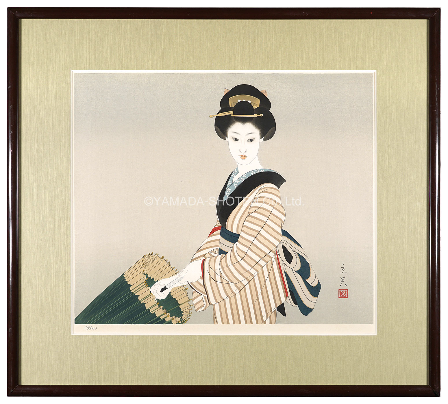 Shimura Tatsumi “Japanese Women / Jyanome-umbrella
”／