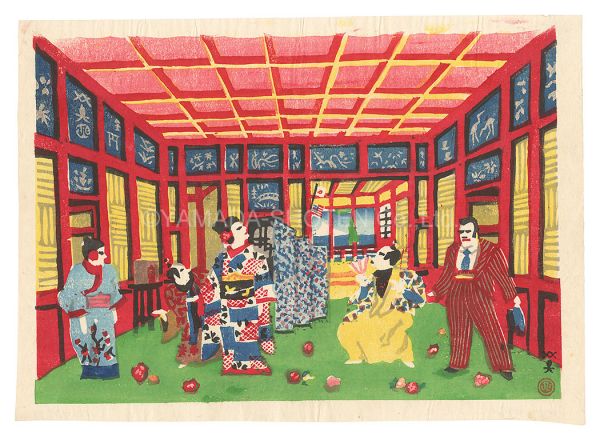 川西英「お蝶婦人(第二幕)」 | 山田書店美術部オンラインストア