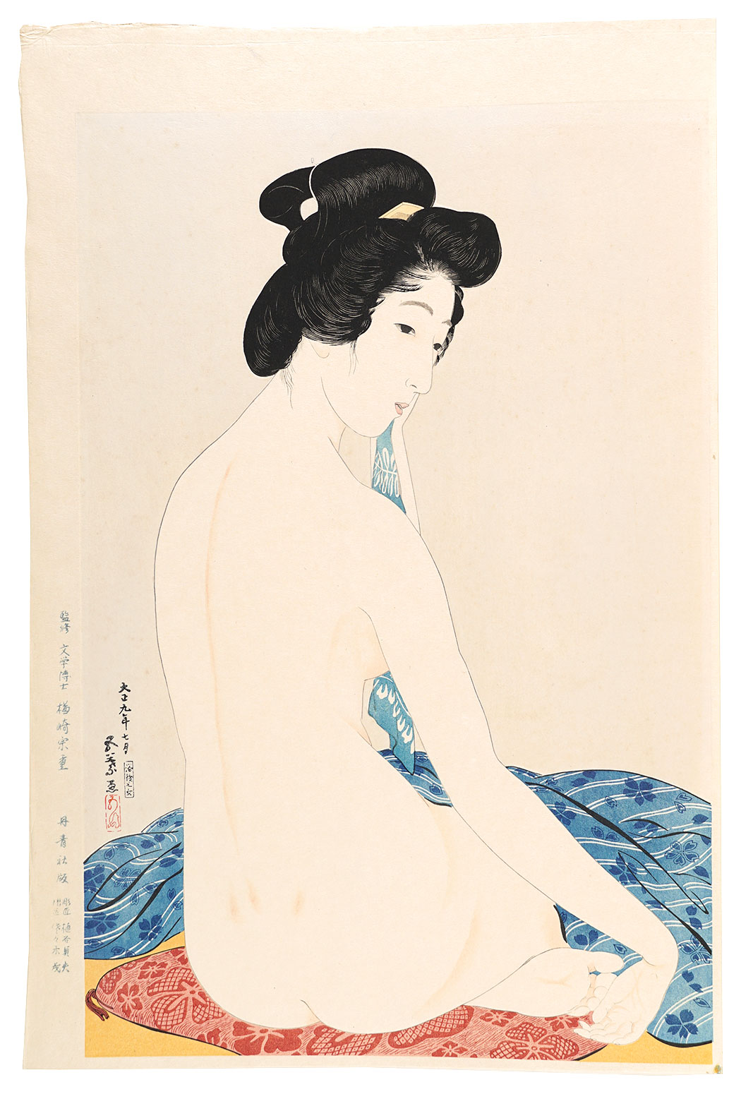 Hashiguchi Goyo “Woman after the Bath【Reproduction】”／