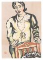 <strong>Yasui Sotaro</strong><br>Woman Leaning on a Chair