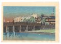 <strong>Tokuriki Tomikichiro</strong><br>The Great Bridge at Sanjo