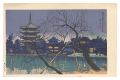 <strong>Tokuriki Tomikichiro</strong><br>Early Spring Dusk at the Pagod......