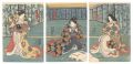 <strong>Toyokuni III</strong><br>Scene from a Kabuki Play