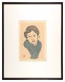 <strong>Hiratsuka Unichi</strong><br>Woman Wearing a Shawl