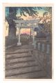 <strong>Kasamatsu Shiro</strong><br>Evening Sky at Suwa Shrine, Ni......