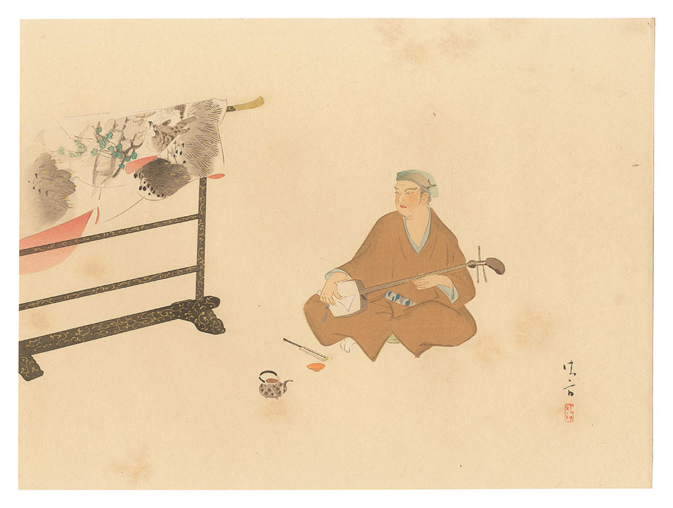 Kaburaki Kiyokata “THE LOYAL RONINS / Countryside Scene 4”／
