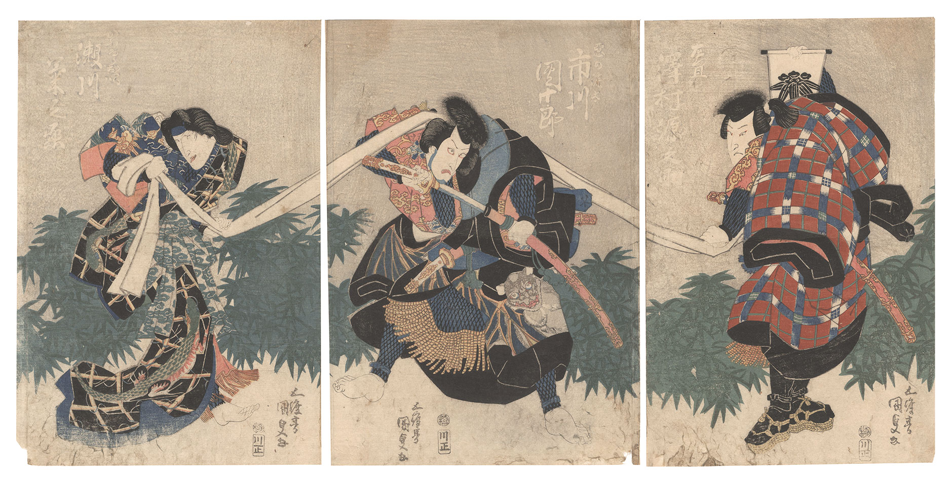 Kunisada I “Scene from a Kabuki Play”／