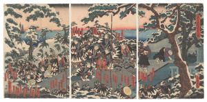 Kunimasa II/The Loyal Retainers Offering Incense[義士誠忠焼香之図]