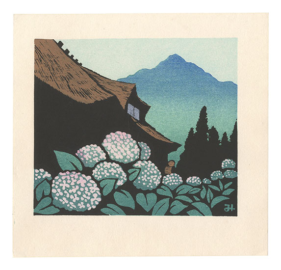 海野光弘｢紫陽花（仮題）｣／