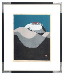 畦地梅太郎｢頂上の小屋｣