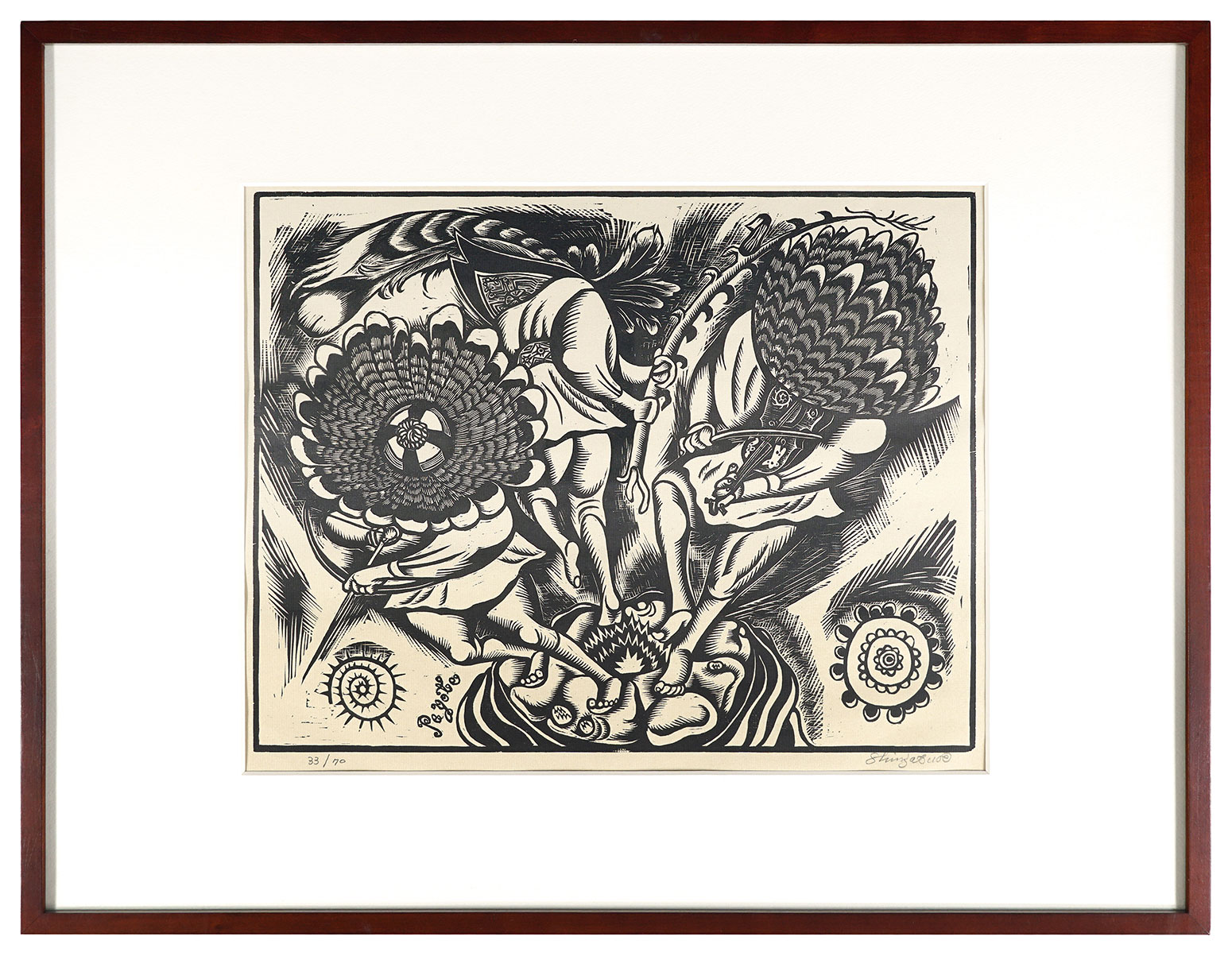 Takeda Shinzaburo “Balle de los dioses (Peyote)”／