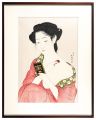<strong>Hashiguchi Goyo</strong><br>Woman Applying Make-up【Reprodu......