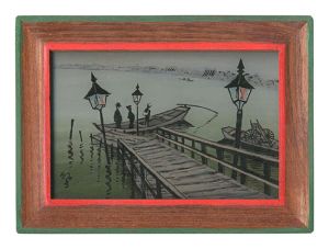 Glass painting: Matsuchi Ferry / Yamataka Noboru