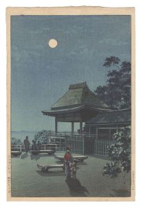 Autumn Moon at Ishiyama Temple / Tsuchiya Koitsu