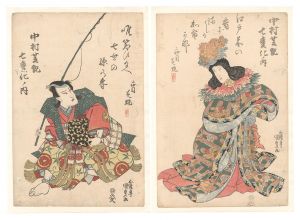 国貞初代｢中村芝翫七変化ノ内｣