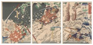 Heroes for the Snow, Moon, and Flowers / Snow at Yoshino / Yoshitoshi