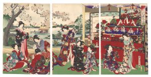 Sands of Edo: Annual Events / The Festival of the Third Month / Chikanobu