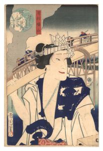 <strong>Kunichika</strong><br>Eight Views of Edo / Returning......