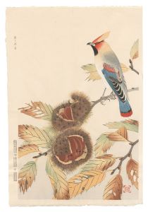 福田翠光｢栗と連雀｣