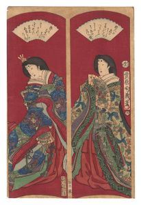 Chikayoshi/Two Beauties[美人画]