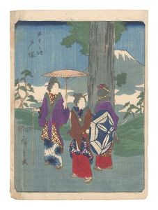 Fifty-three Stations / Totsuka / Hiroshige I