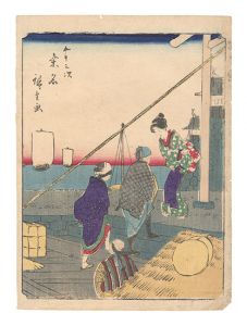 Fifty-three Stations / Kuwana / Hiroshige I