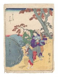 Fifty-three Stations / Ishibe / Hiroshige I