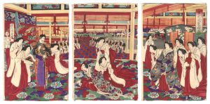 周延｢東之苑皇居栄｣