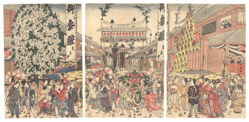 春英｢祭礼之図｣／