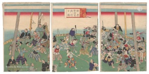 一景「榊原撃剣会興行之図」