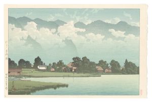 Kawase Hasui / Lake Kizaki, Shinshu