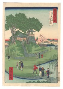 東京名所四十八景　浅草寺境内弁天山　／　一景