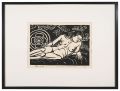 <strong>Hiratsuka Unichi</strong><br>Nude Figure of Reclining Woman