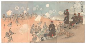 清親｢近衛砲兵大佐連隊長隈元政次氏｣