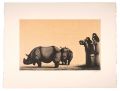 <strong>Aigasa Masayoshi</strong><br>At a Zoo: People Watching Rhin......