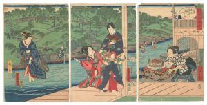 <strong>Toyokuni III and Hiroshige II</strong><br>Four Seasons of Genji by Two B......