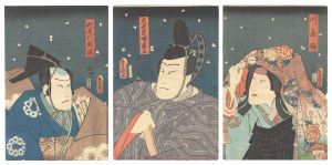 Kabuki Play: Tenmangu Risho Kamigaki / Toyokuni III