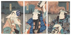 Flowers of Edo in Full Bloom / Kunichika