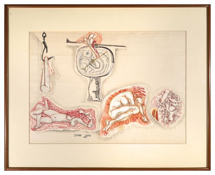 初山滋「肉を量る人」