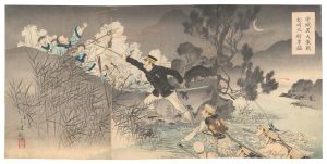 安城渡大激戦松崎大尉勇猛　／　年方